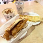 阜杭豆漿 - 友人とシェアした朝ごはん