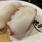 すし銚子丸 - たこ（りんご酢〆）