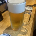 Tachinomizushi Katsukichi - マルエフ　生中ビール500円（R6.1）