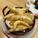 すし遊館 - 白魚の天ぷら