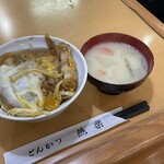 燕楽 - ロースかつ丼　1200円