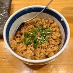 Tori Megu - 鶏肉の甘煮そぼろ丼