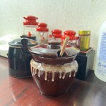 かつ丼多勝 - 調味料各種