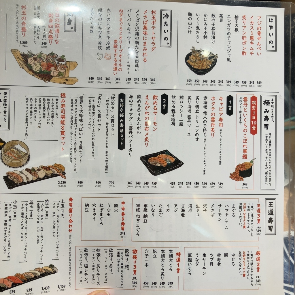 メニュー写真 : 鮨・酒・肴 杉玉 十三 - 十三/寿司 | 食べログ