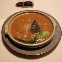 礼華　青鸞居 - フカヒレとナマコの煮込み　土鍋仕立て