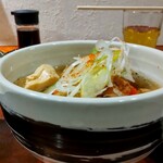 Yaki Miso Ramen Yadoya - 豚汁セット 1000円 (豚汁並盛り、ご飯、お漬物、おかず2品)、豚汁(並盛り)になります