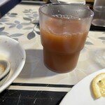 ケーイチェンマイ - ソフトドリンク飲み放題もつく！そしてこれはチャイなんだけど、めちゃ甘くて想像と違う味だったw