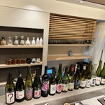 立食い鮨 鮨川 - ゲストにより飲み干したワイン達