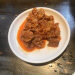 黒豚とんこつ のんぶー - 辛肉そぼろ？ 辛ウマ！