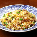 Gomoku fried rice with shrimp and chashu