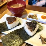 糀屋カフェ - おにぎり定食　¥990(税込)2023/11時点