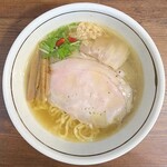 Haretokera-Men Resutoran - 鳥そば 900円 手揉み麺