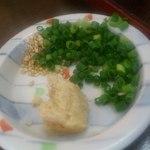 うどん処 杉 - 【2013年11月】特大盛ざるの薬味は「山わさび」です＾＾♪