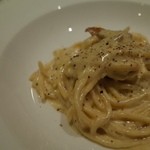 Osteria La Mascherina - パベッテ 自家製豚肉のカルボナーラ