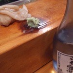 春寿司 - ミル貝と地酒「安積浪漫」は定番