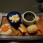 京富庵 - 八寸は、季節によって変わります。