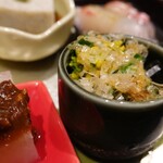 生そば 清助 - ・菜の花お浸し