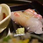 生そば 清助 - ・鯛お造り 