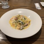 ピアット コジマ - レモンカルボナーラ　想像以上にレモンが効いてて、さっぱり　素晴らしい