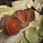 野菜巻き串屋 muco－no ねじけもん - プチトマト豚巻き串