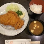 すゞ家 - ロースカツ定食