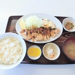 Suzuya Shokudou - 豚にんにく焼き定食 980円