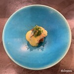 カーサ・デル・チーボ - 姫貝のリゾット･アル･サルトと北寄貝のアッロスティーレ 北寄貝のスキューマ