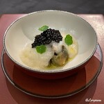 カーサ・デル・チーボ - 海鼠のマリネの山掛け風にキャビア