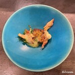 カーサ・デル・チーボ - 姫貝の焼リゾットと北寄貝のアッロスティーレ