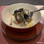 カーサ・デル・チーボ - 海鼠のマリネの山掛け風にキャビア