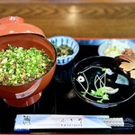 ふぢ井うなぎ - 鰻わさ丼（3,700円税込）