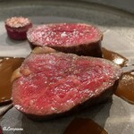 カーサ・デル・チーボ - 未経産の黒毛和牛のランプ肉のアッロースト