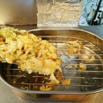 つづみ - 天ぷら定食(カボチャ、茄子、海老、キス、春菊)随時揚げ立てが提供