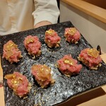 鮨 富かわ - マグロッシーニの中身