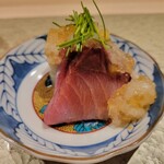 鮨 富かわ - 先付け 寒ぶり