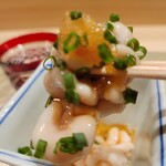 鮨 富かわ - 濃厚で卵の黄身のような味がした