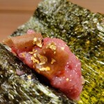 Sushi Tomikawa -  金粉が豪華に、、、✨マグロッシーニ