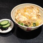Soba Yasutake - ミニカツ丼　お出しの効いた卵とじ　600円（税別）