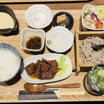 麦とろ物語 with ヘルシー麺 - 麦とろヘルシー御膳