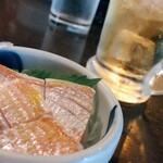 きらく亭 - お通しの鯛
