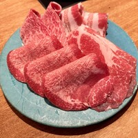 しゃぶしゃぶ KINTAN 代官山本店 - お肉盛り合わせ