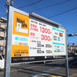 ラーメン二郎 - 周辺のコインパーキングの例