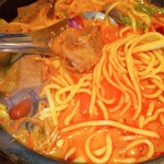 中華バル麻辣チャオ - 麻辣牛肉土鍋麺