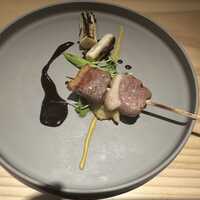 鳥恵 上野広小路店 - バルサミコソースのカモ肉