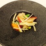 中国料理 豪華 - ホッキ貝と海老の香り炒め