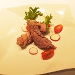 中国料理 豪華 - 牛ロースの野菜巻き、腐乳ソース