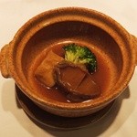 中国料理 豪華 - 巻き湯葉と鮑の旨煮