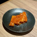 焼肉ホルモン 稲田 - ミノサンド