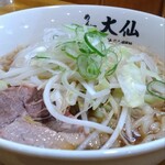 大仙 - ラーメン ネギトッピング