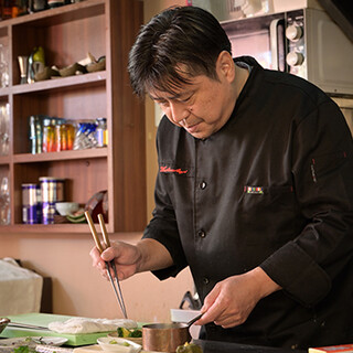 菊地幹部◆作為公邸廚師活躍於世界市場後，也要在國內力爭上遊